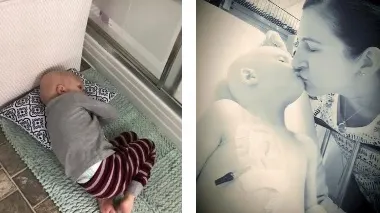 Îşi trăia ultimele secunde de viaţă. Brusc, copilul a deschis ochii, a mişcat buzele şi i-a spus...