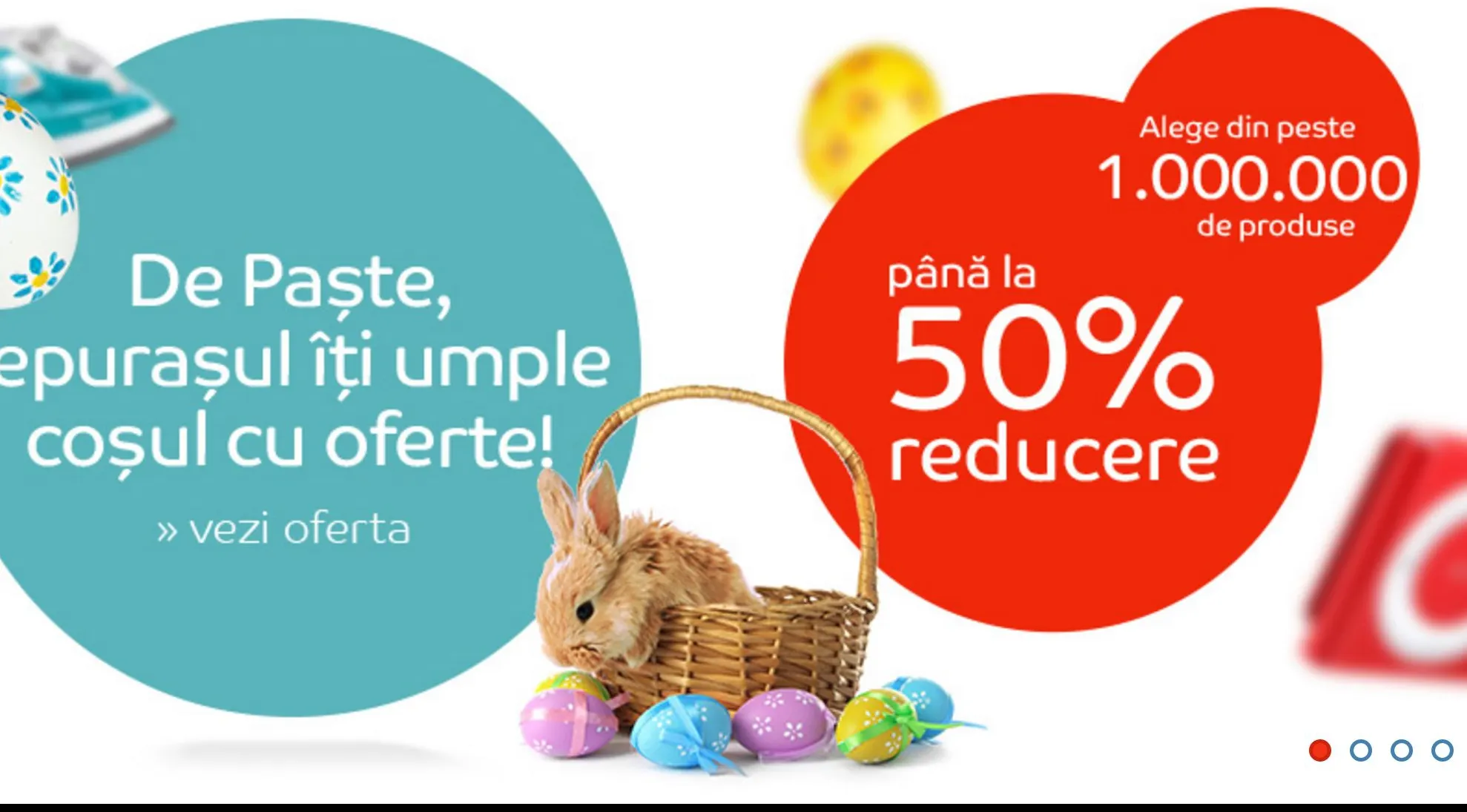 eMAG – Surpriza uriasa: S-a lansat deja promotia de Paste cu un milion de reduceri de pana la 50%