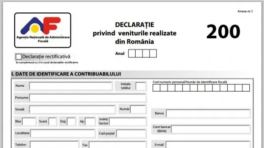 Ce amendă primeşti dacă nu depui declaraţia fiscală 200