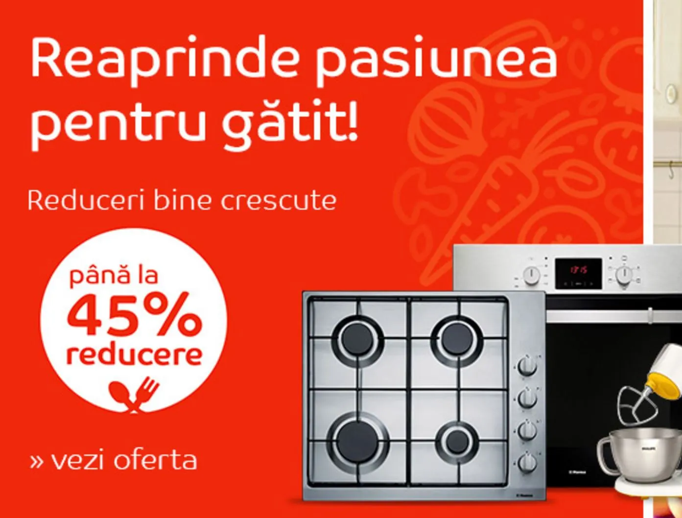 eMAG Cooking Days - Reduceri de pana la 45% pentru electrocasnice