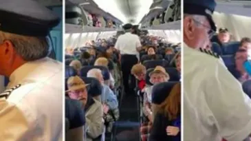 Pilotul avionului a luat microfonul, a făcut un anunţ şocant. Pasagerii au rămas stană de piatră