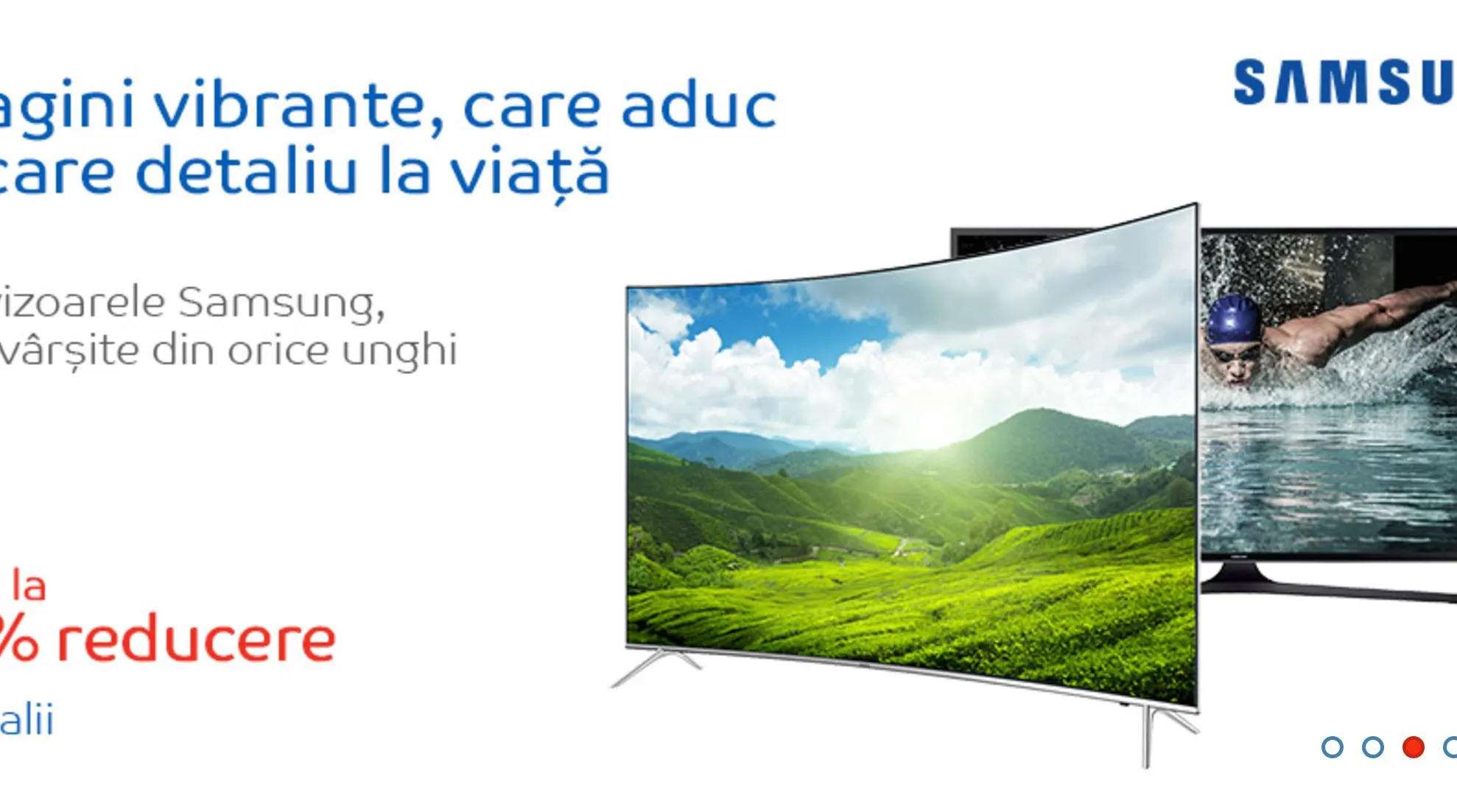 eMAG – Televizoarele Samsung au discounturi de 50%. Diagonala de 138cm, pret sub 3.000 de lei