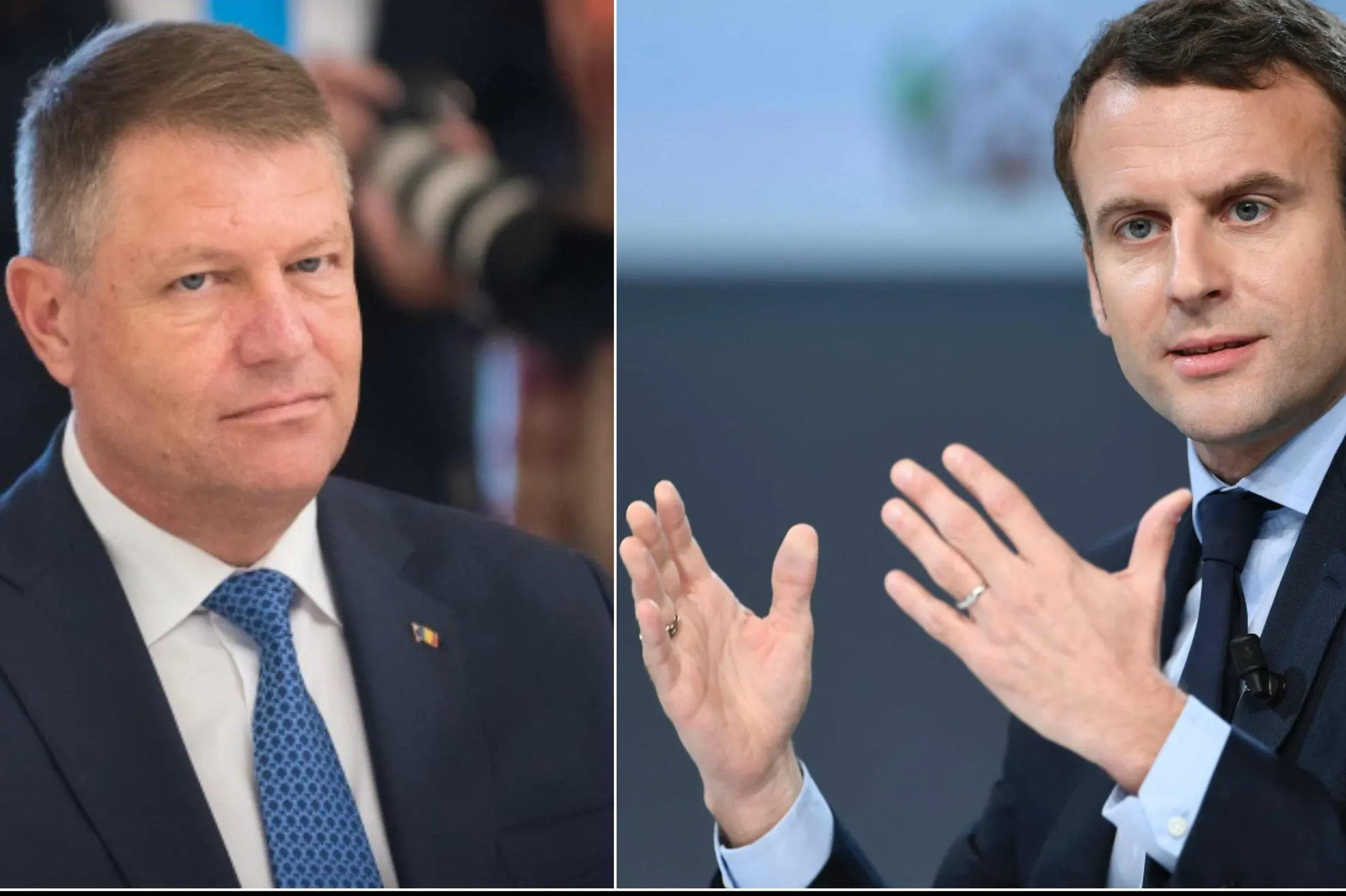 Klaus Iohannis, întâlnire cu preşedintele Franţei la summitul UE