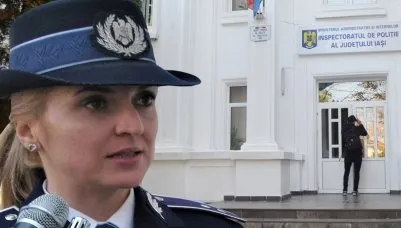 Una dintre cele mai frumoase polițiste din Iași, accident îngrozitor în sediul Poliției. E în comă