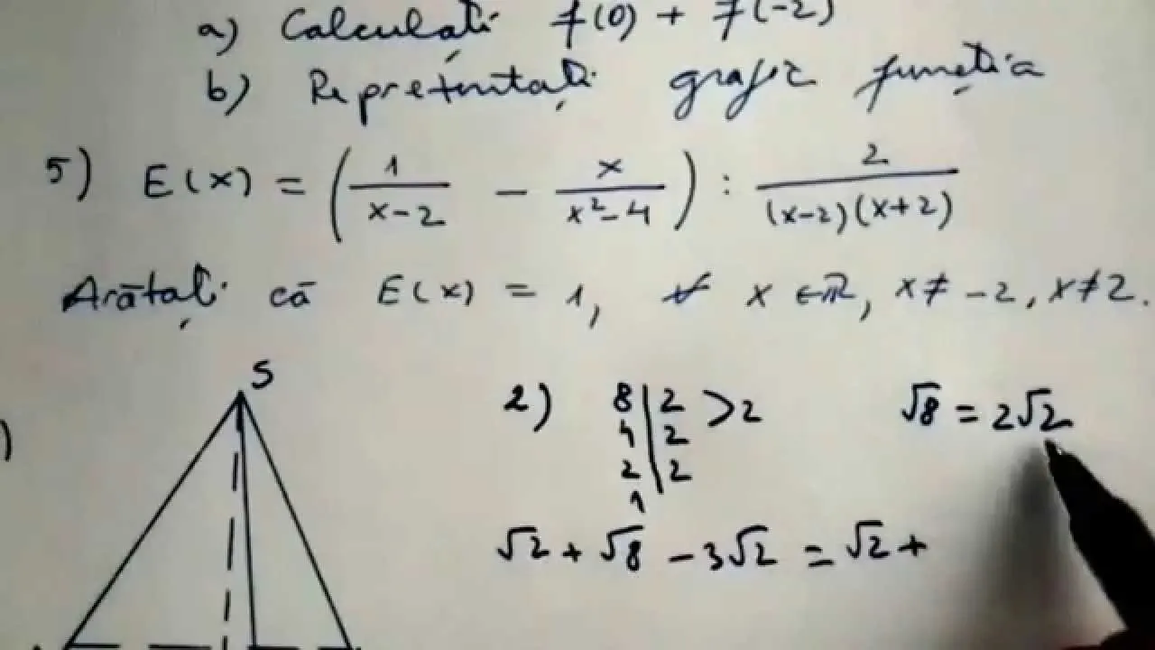 Subiecte matematica Evaluare Nationala 2017. Proba cea mai grea a avut loc azi. Care sunt subiectele