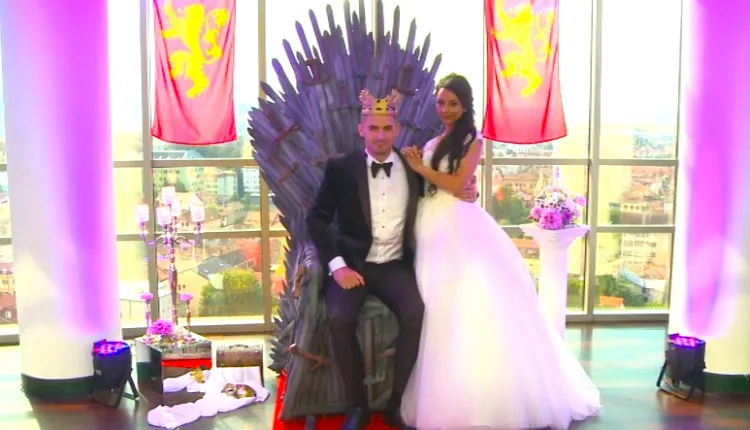 Nunta UNICĂ a unui cuplu de români: inspirată de seria Game of Thrones