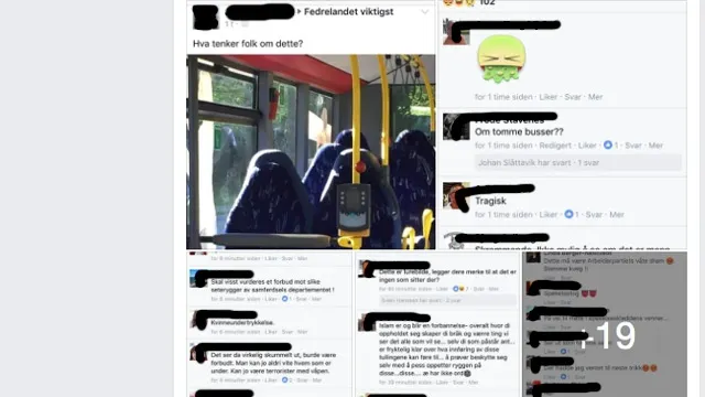 Fotografia care a stârnit hohote de râs: Musulmane confundate cu scaune