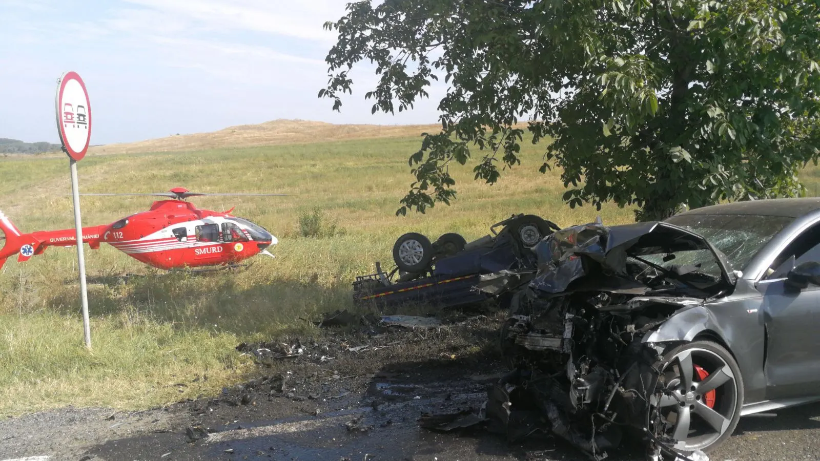 Accident sângeros pe o șosea din Tulcea. O persoană și-a pierdut viața