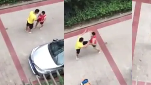 A vrut să bată un tip micuț în parcare, fără să știe că e luptător MMA. Ce a urmat - VIDEO
