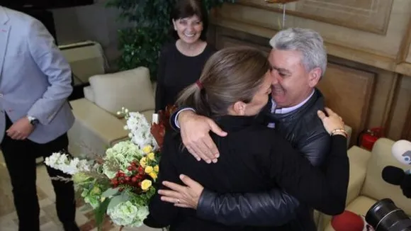 Imagini emoționante cu Simona Halep la reîntâlnirea cu părinții ei