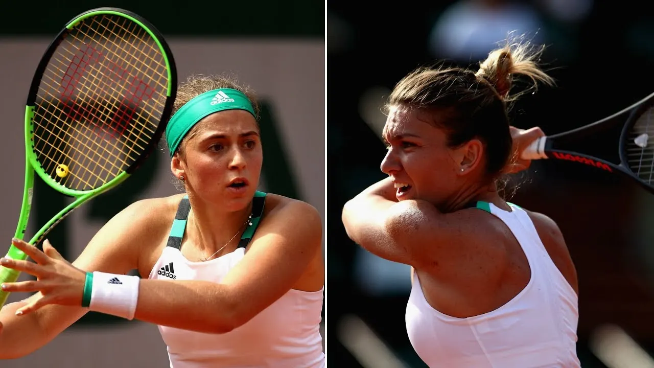 Simona Halep. Jelena Ostapenko, "coşmarul" româncei de la Roland Garros, este în cădere liberă