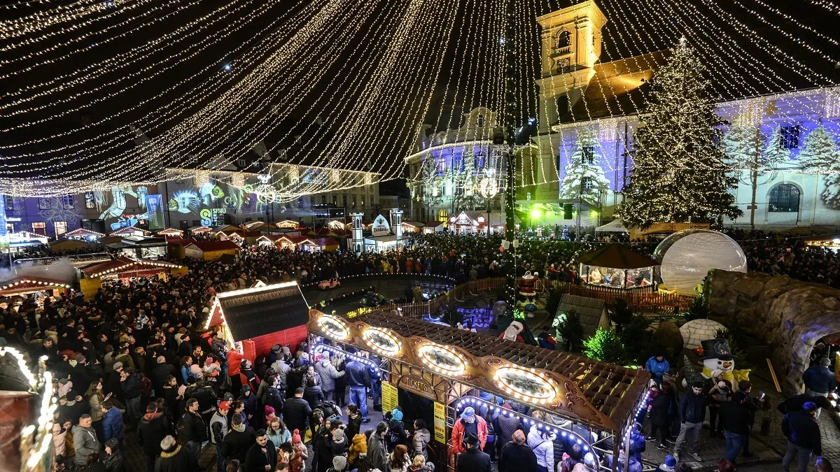 VIDEO. Un Târg de Crăciun din România face competiţie celui din Viena