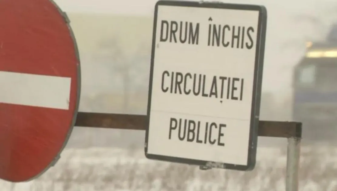Atenție, șoferi! Mai multe sectoare de drumuri naționale rămân închise pe timpul iernii