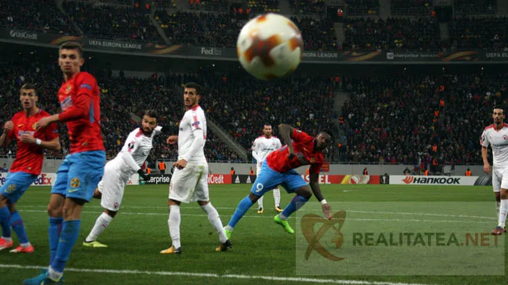 Imagini spectaculoase din FCSB - Hapoel Beer Sheva, surprinse de realitatea.net
