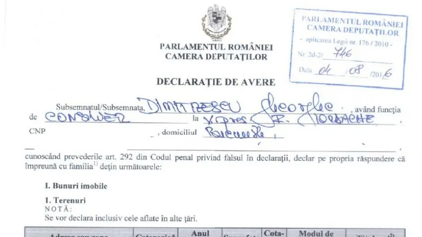 Dimitrescu, „consilierul” lui Iordache, are două case la Cannes și 500.000 de euro dați cu împrumut