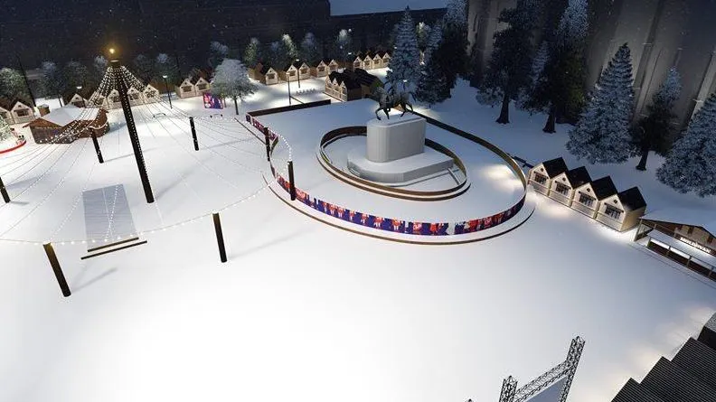 Plângerile comunităţii maghiare din Cluj, ignorate. Patinoarul - "act de sfidare", în acelaşi loc 
