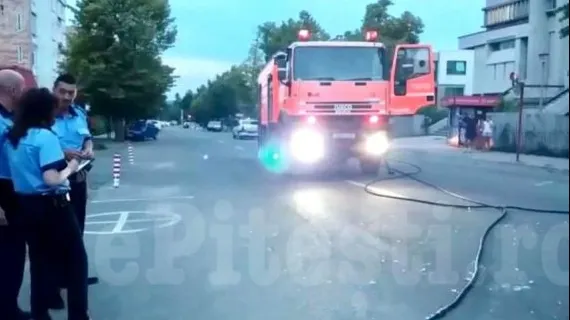 Explozie puternică într-un restaurant din Piteşti: doi răniţi