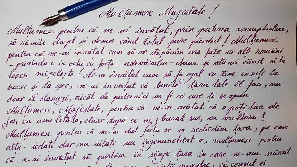 Scrisoarea unui fost ministru către Regele Mihai