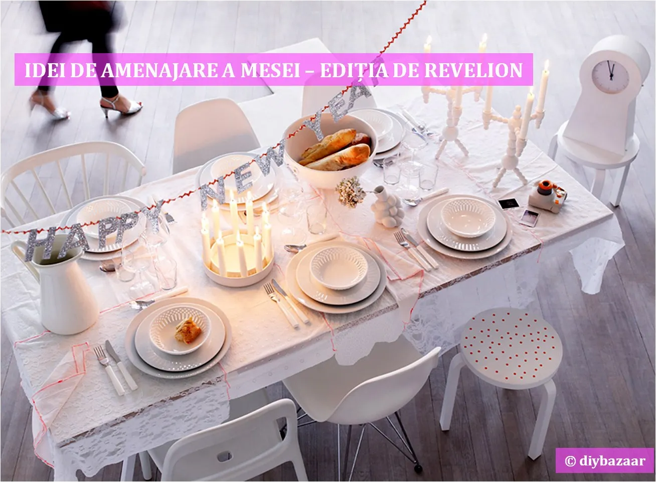 Revelion 2018. Cum aranjezi masa festivă pentru noaptea dintre ani