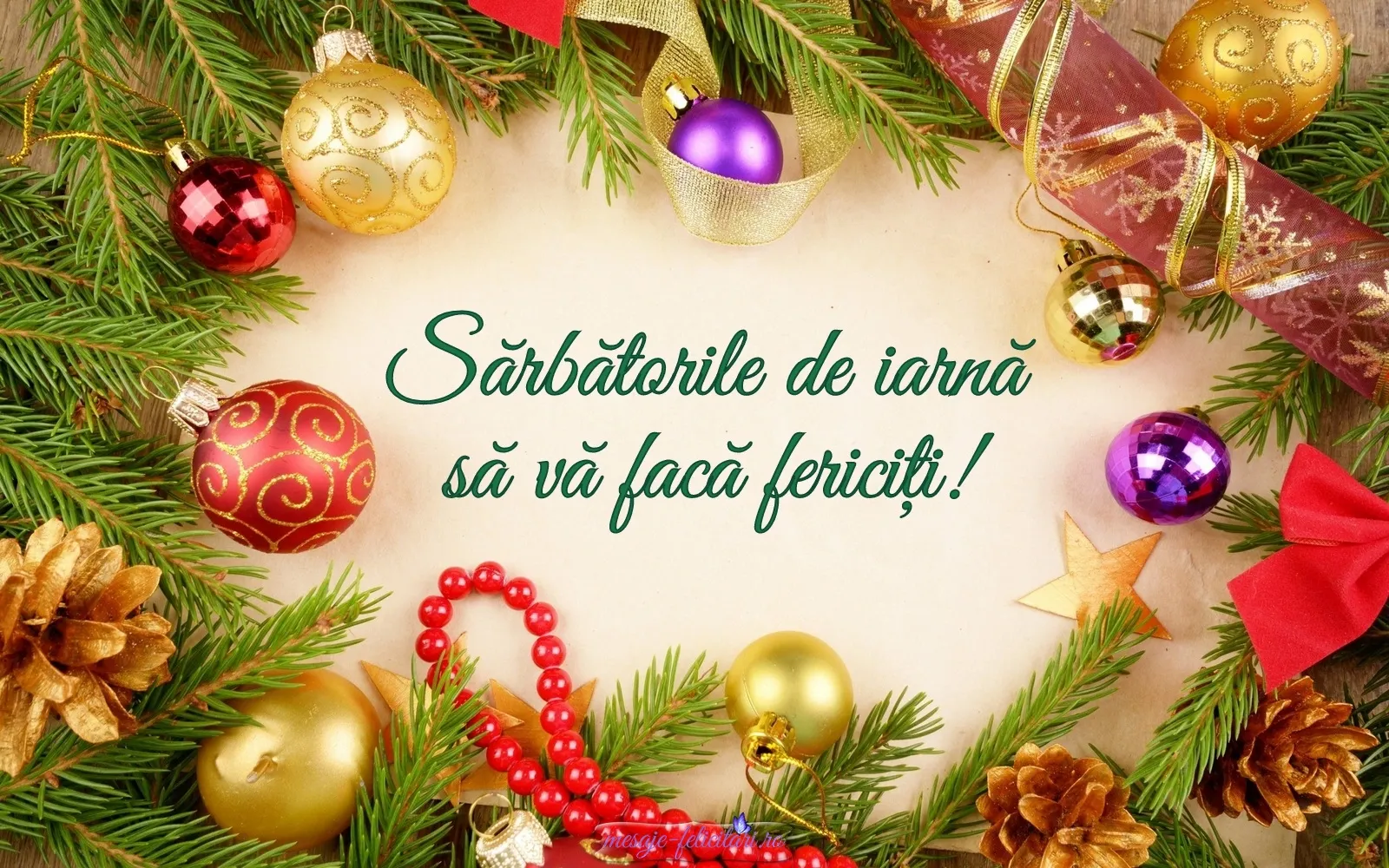 « Sărbătorile de iarnă » Cele mai frumoase mesaje şi felicitări pentru sezonul sărbătorilor de iarnă