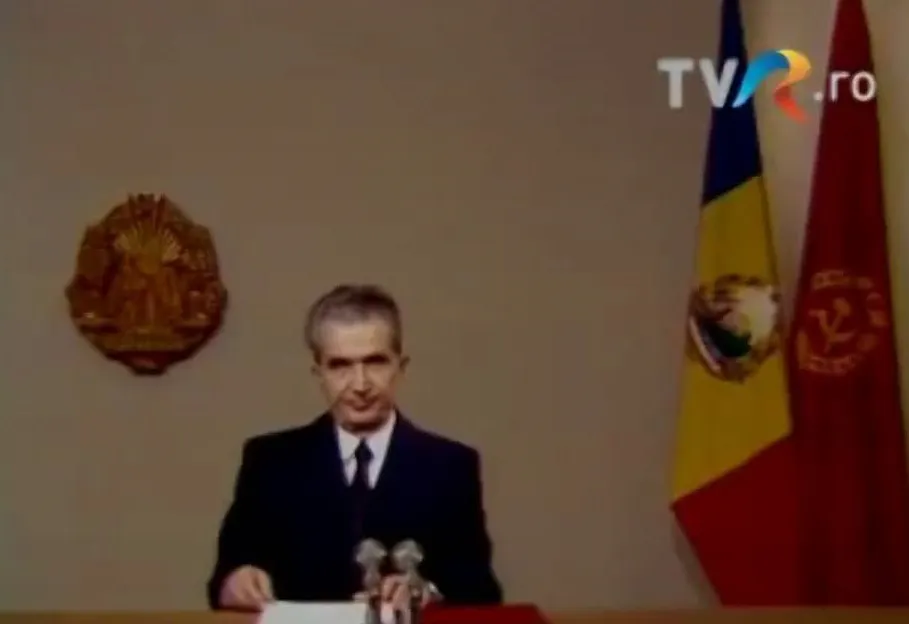 ULUITOR: Cum înregistra Ceaușescu mesajul de Revelion (VIDEO)