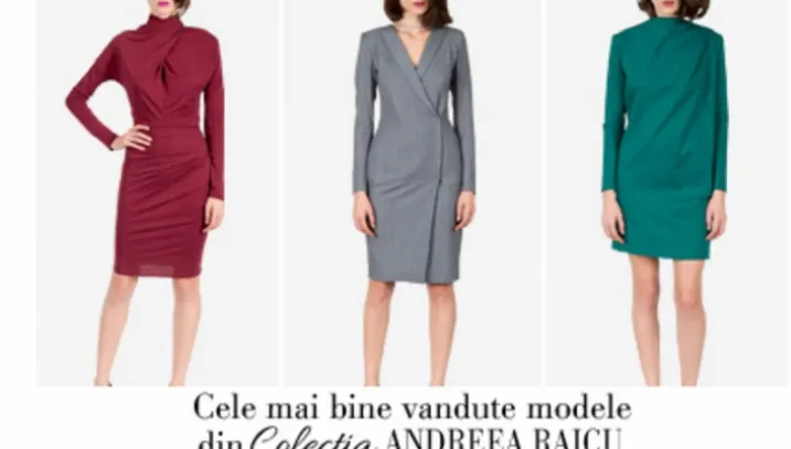 Cele mai bine vandute piese din colectia Andreea Raicu. Preturi accesibile