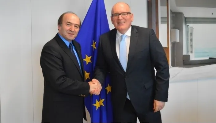 Timmermans i-a cerut explicații in extenso lui Tudorel Toader despre legile justiției