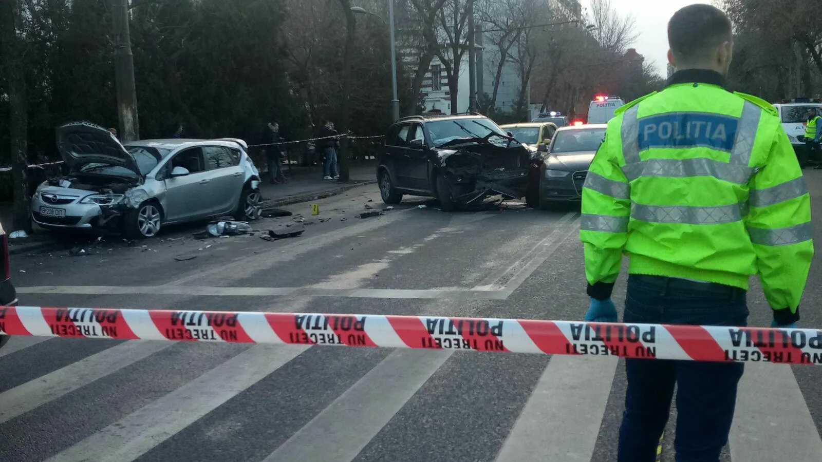 Şoferul drogat care a provocat accidentul din București, arestat pentru 30 de zile