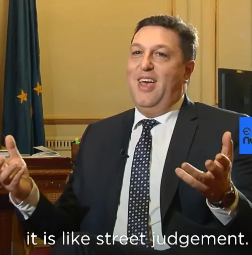 Şerban Nicolae, arogant în interviul pentru Euronews: "Persoanele corupte nu trebuie arestate"