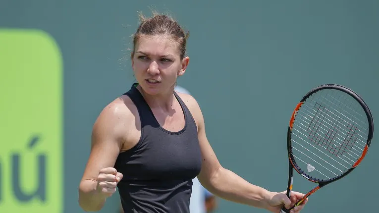 Simona Halep la Miami VIDEO. Halep s-a calificat în turul 3 la Miami, după un meci greu cu Dodin