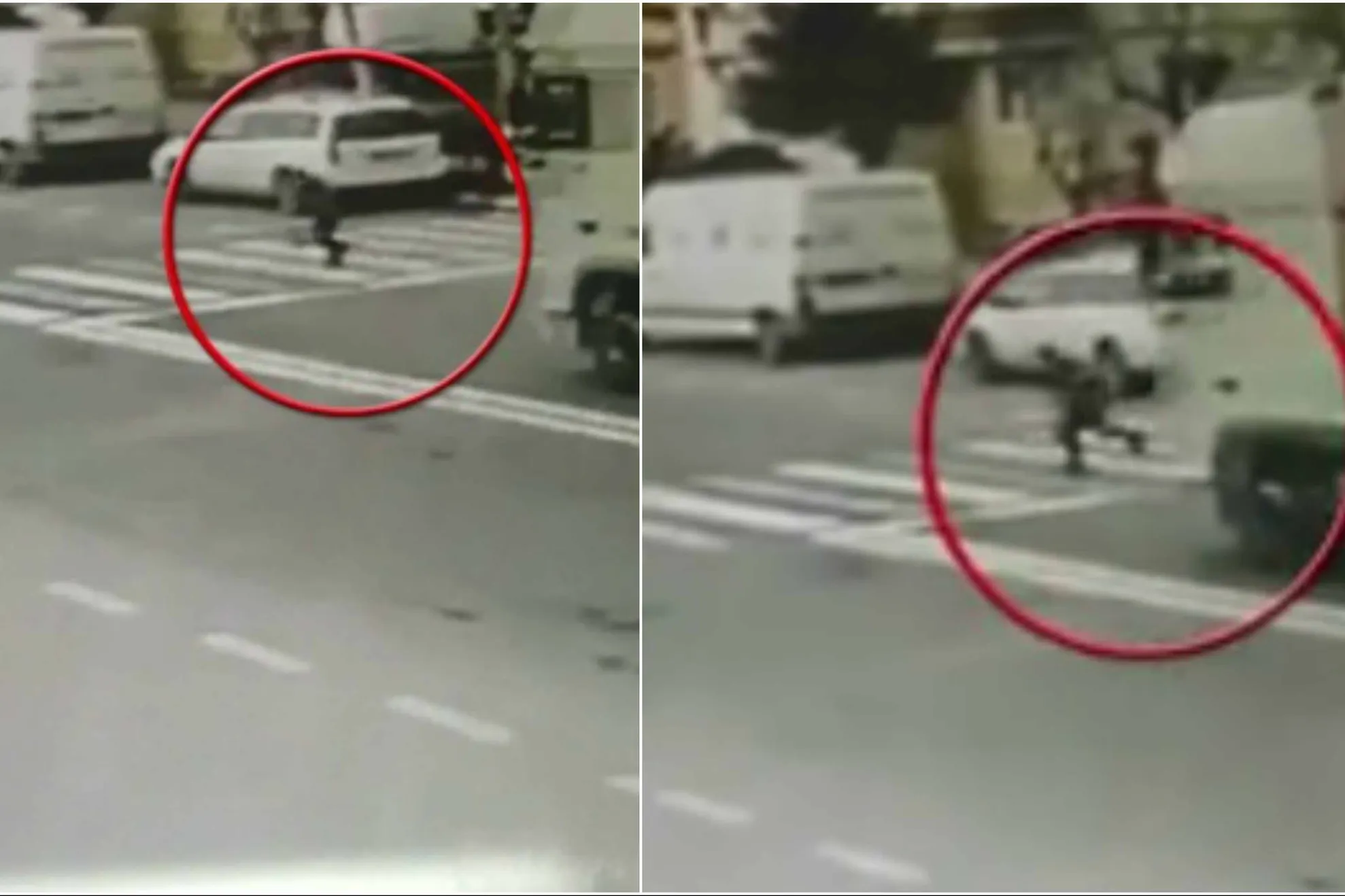Fetiță lovită pe trecerea de pietoni de un camion, în Capitală. Șoferul, dat în urmărire