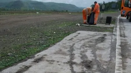O nouă autostradă găurită înainte de recepţia finală