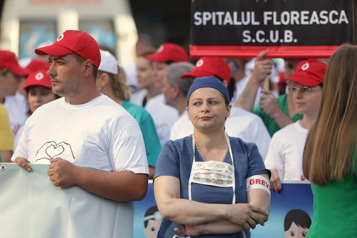 Grevă de avertisment în aproape toate spitalele din ţară