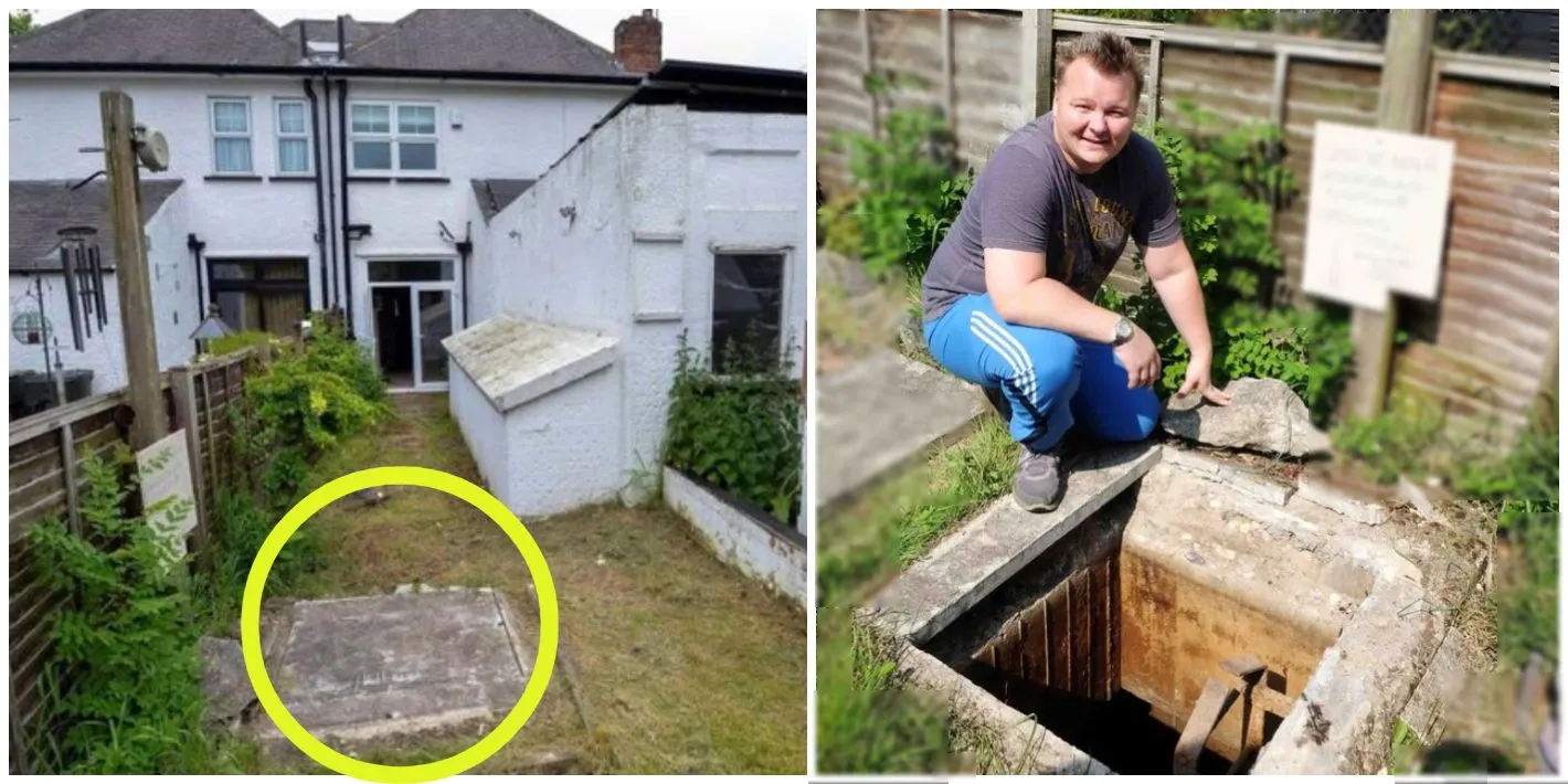 A renovat peluza casei, iar sub iarbă a găsit o trapă.A deschis-o, era un buncăr.COLOSAL ce ascundea