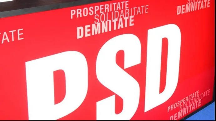 Mesaj uluitor lăsat de un protestatar anonim în faţa sediului PSD Teleorman