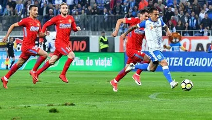 Craiova – FCSB 0-1, după un final incendiar. Titlu încă se joacă