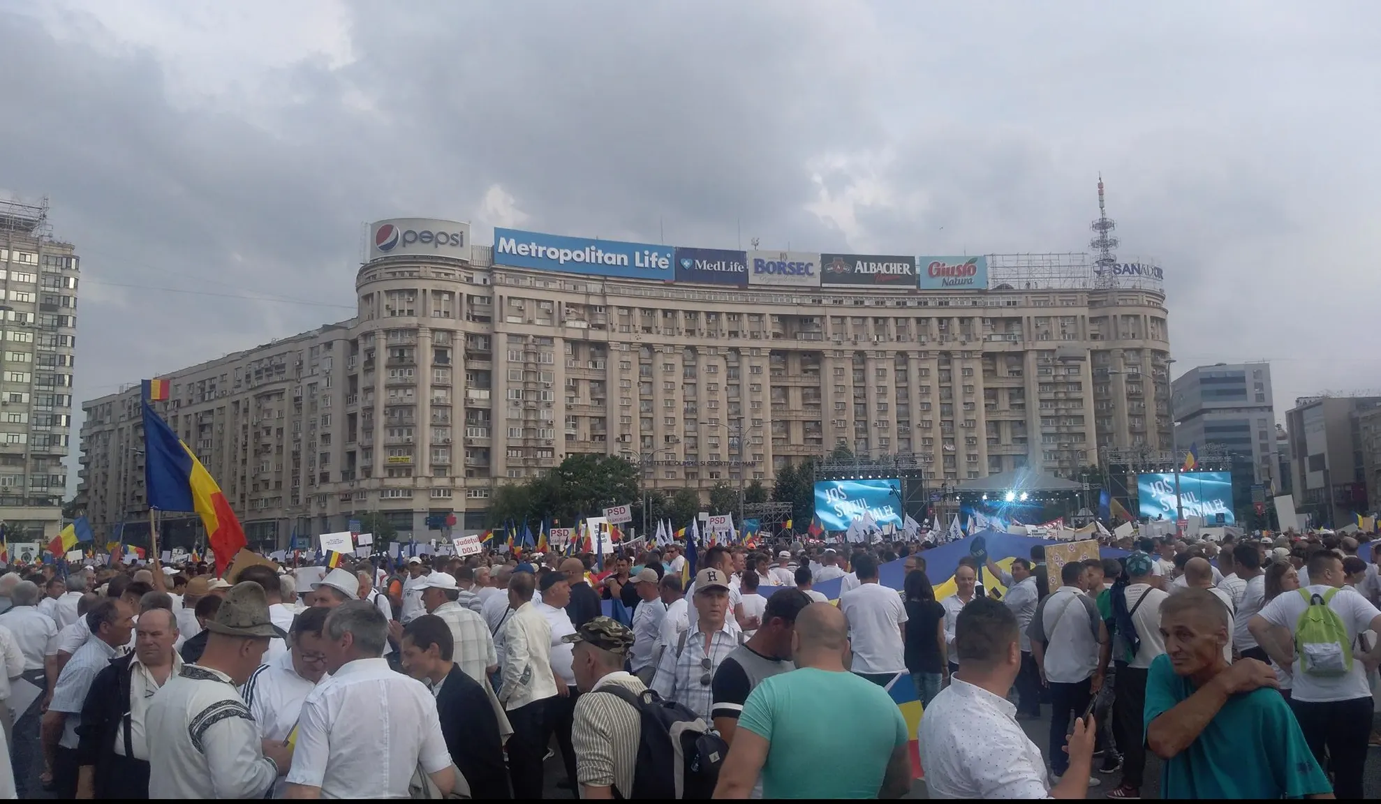 Ce nu s-a văzut la mitingul PSD. VIDEO