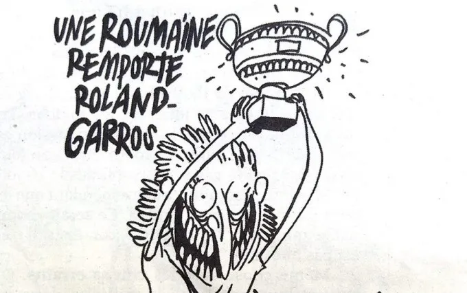 Răspunsul acid al Charlie Hebdo după furia românilor în cazul caricaturii cu Simona Halep
