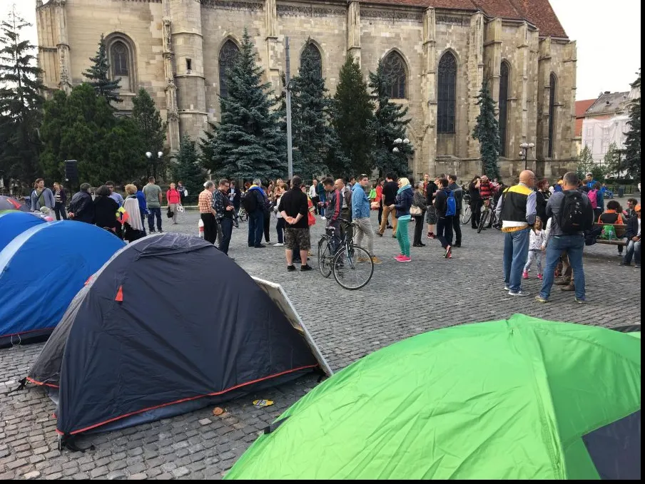 Clujenii au lansat un imn al protestelor: „Vrem o țară plină de valori”