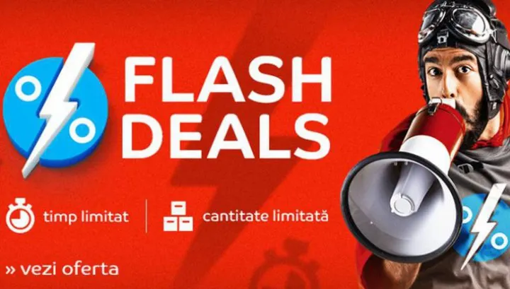 eMAG a dat start la Flash Deals! Cea mai rapida promotie din istorie