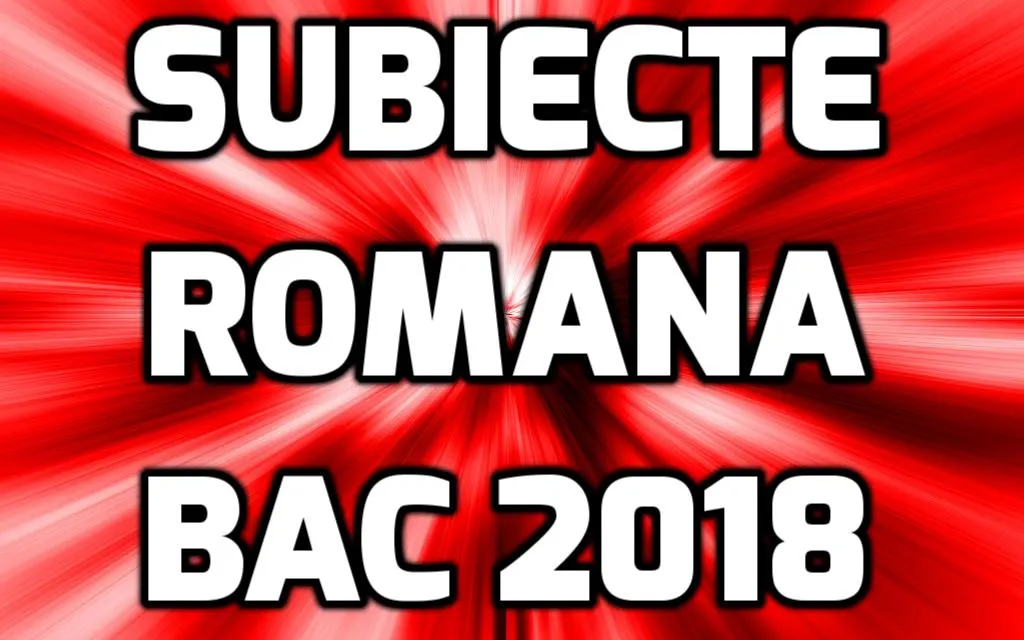 Subiecte Romana BAC 2018 - Start la stres, nervi si emotii. A inceput dur examenul maturitatii
