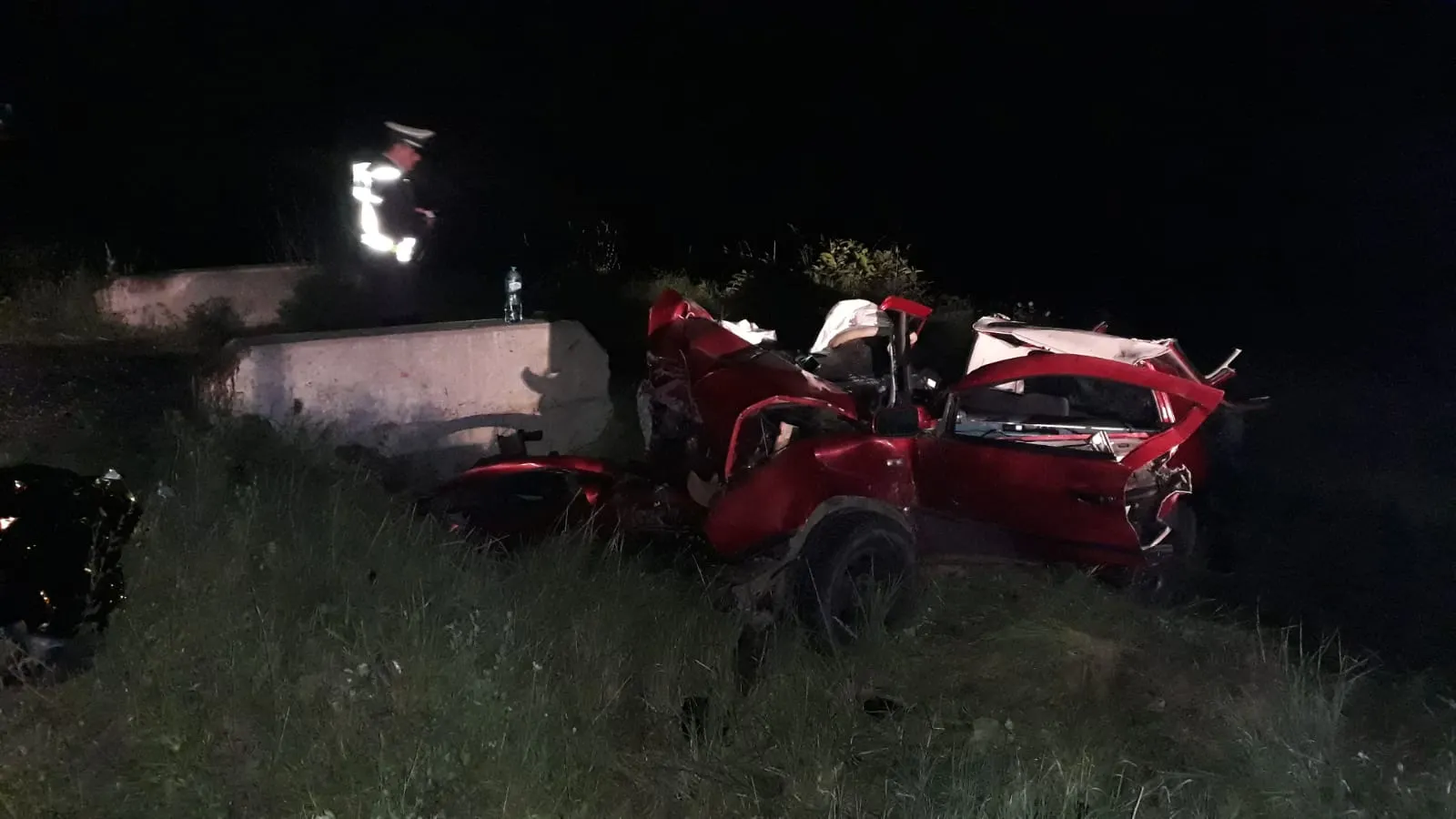 Accident grav lângă Caransebeş: un mort şi trei răniţi