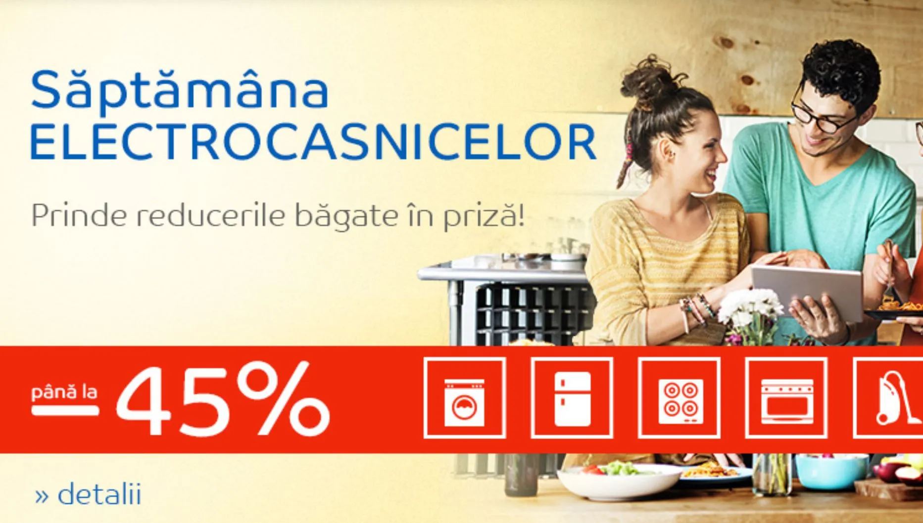 eMAG Saptamana electrocasnicelor - Preturi mai mici cu 45% la electrocasnice mici