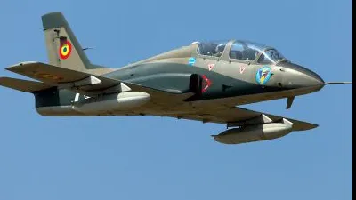 Avion prăbușit la Bacău. Piloții s-au catapultat și au fost recuperați