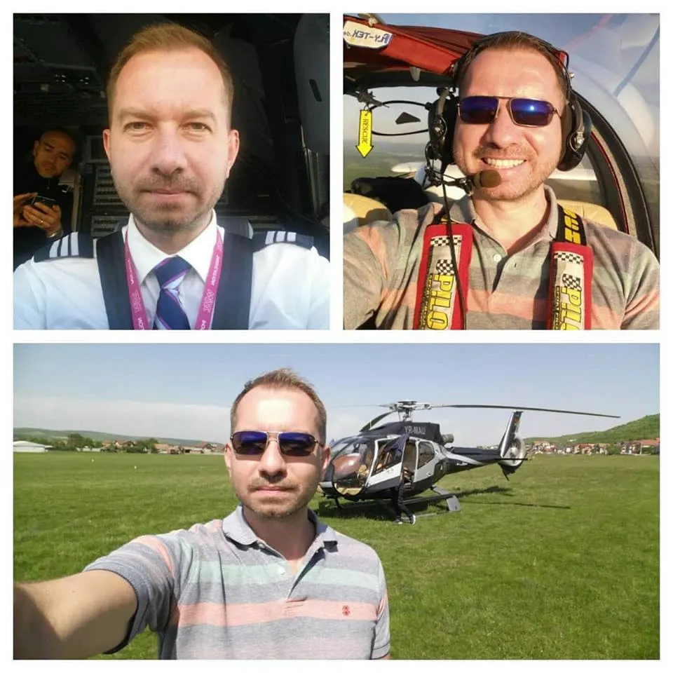 Mihai Sturzu a devenit pilot de linie. Ce spune despre experiența sa de la înălțime