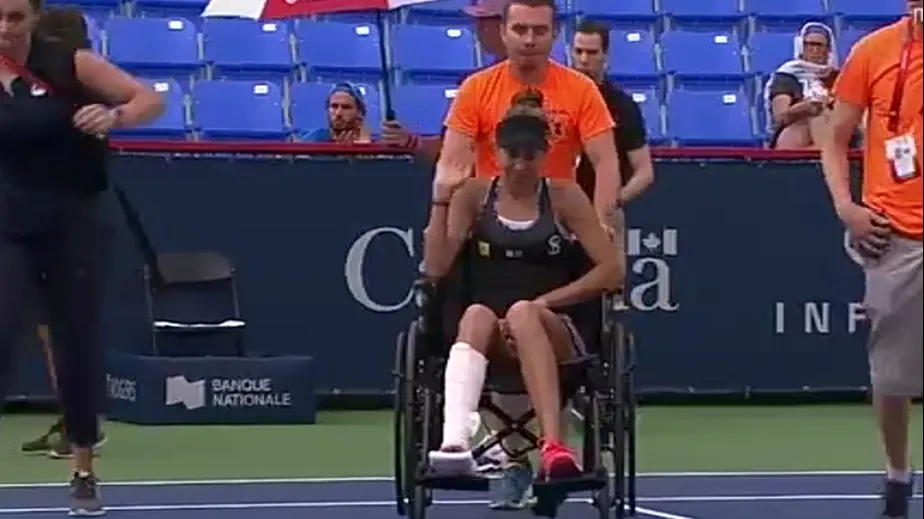 ”Am fost șocată! Nu știam ce să fac!”. Reacția Elinei Svitolina după accidentarea lui Buzărnescu