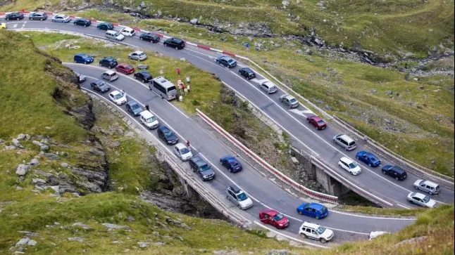 Transfăgărăşan, e de neimaginat ce se întâmplă (VIDEO)