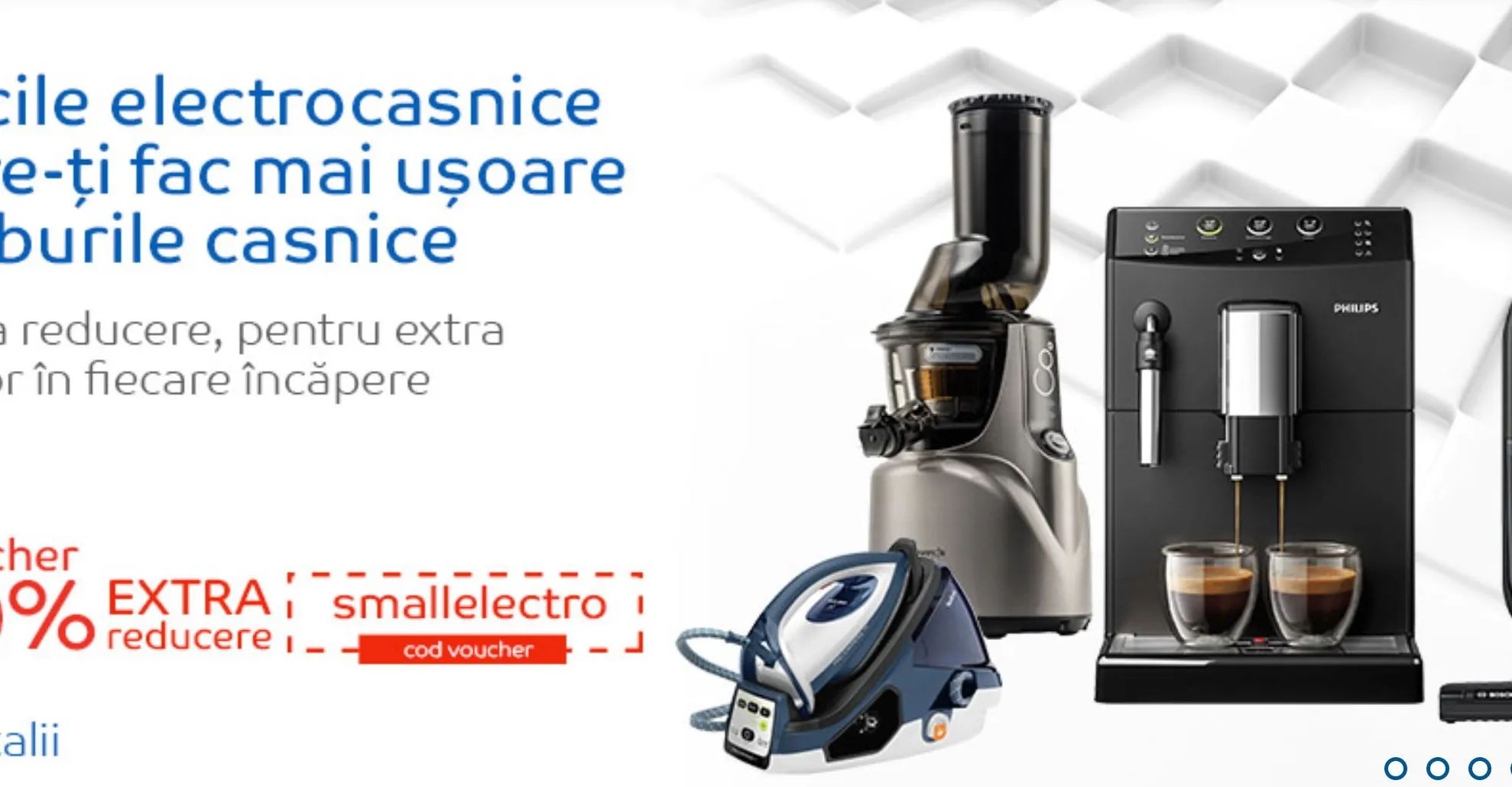 eMAG – Am gasit preturile cele mai bune pentru 5 electrocasnice mici