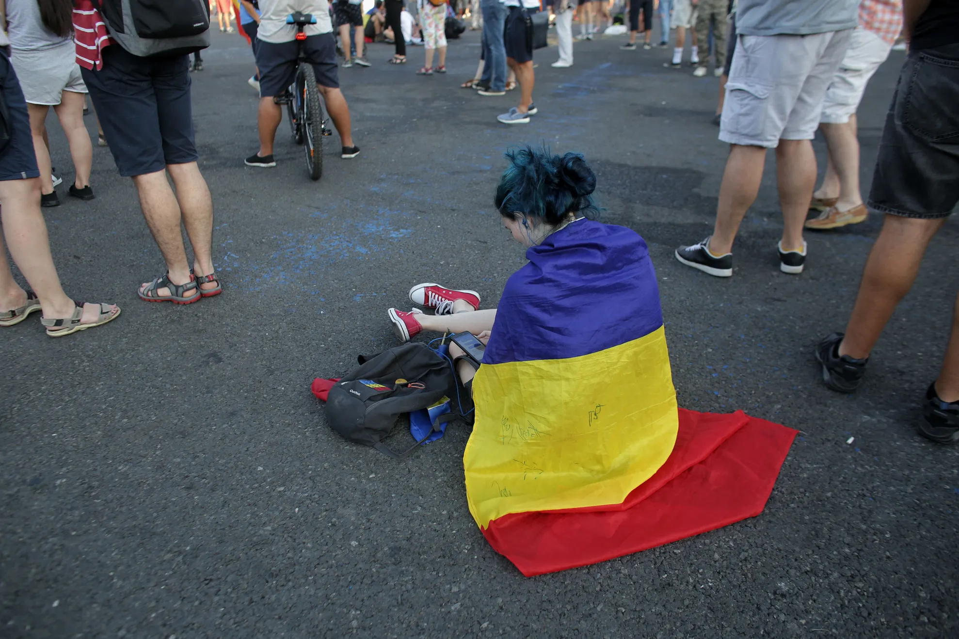 A patra zi de proteste: Peste 3.000 de oameni, în Piaţa Victoriei