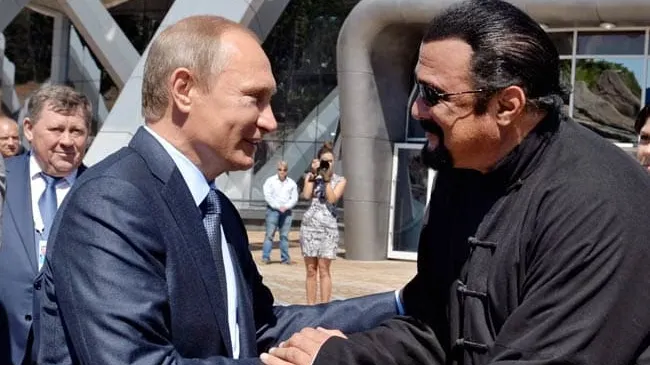 Vladimir Putin și Steven Seagal
